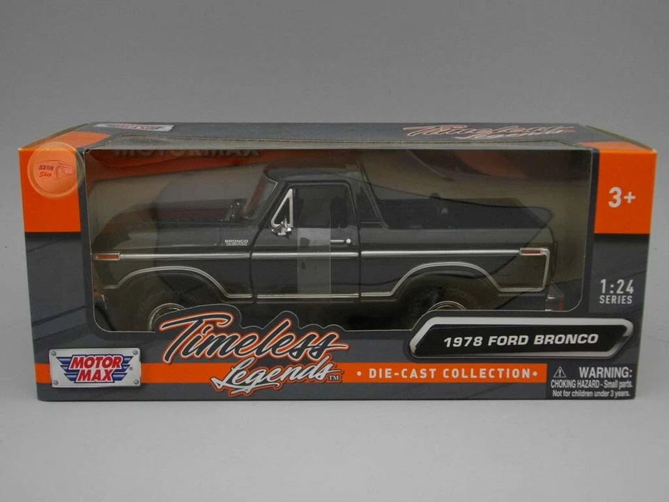 Ford Bronco Open Top (1978) - Motormax 1:24 - MX79374BK - Immagine 1 di 1