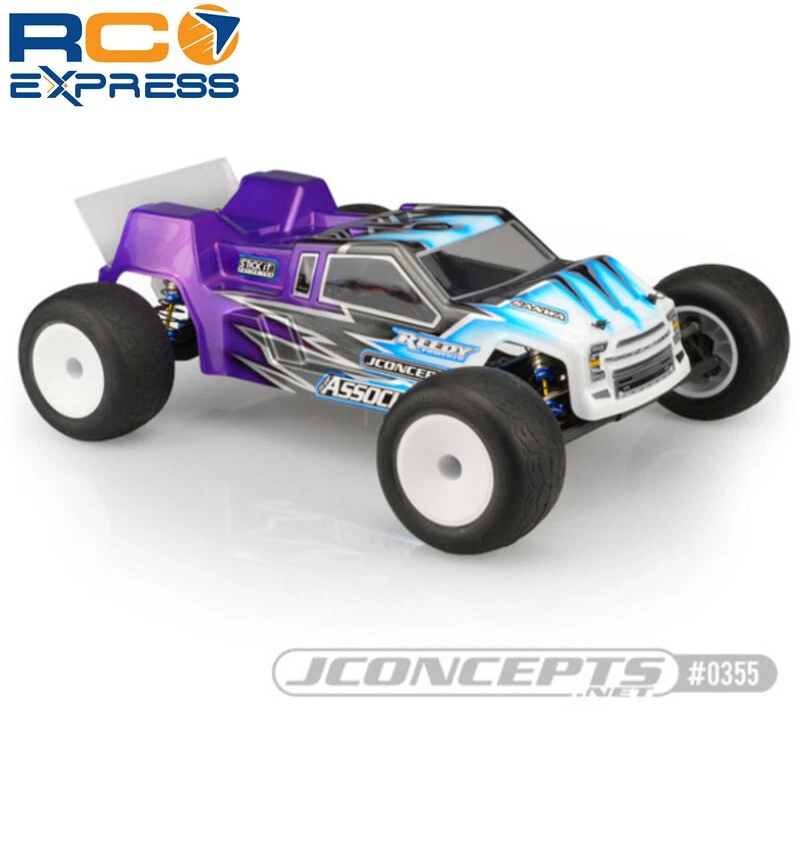 JConcepts F2 Finnisher Clear Body w/ (2) Rear Spoilers: T6.1 JCO0355 - Image 1 of 1