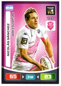 PANINI Adrenalyn XL Rugby 2020-2021 Top14 Pro D2 #177 Nicolas SANCHEZ S.F. Paris