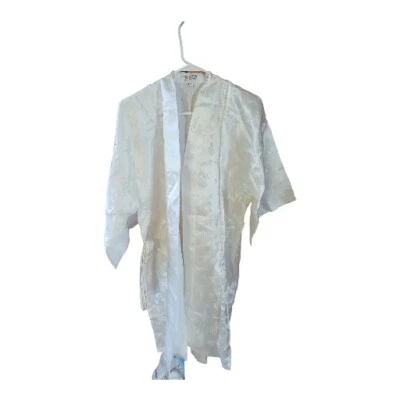 Kimono vintage para mujer talla M doble melocotón 100 % seda  Foto 1 de 4