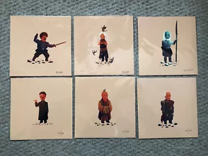 Olly Moss: Game Of Thrones 30 illustrazioni personaggi | serigrafie set completo - Foto 1 di 5