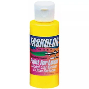Parma PSE 40101 Faskolor Water Based Airbrush Paint Fasflourescent Yellow 2oz - Picture 1 of 1