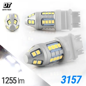 2X Bombillas LED 6000K Blanco 50W 3157/3156 Reverso DRL Freno Alta Potencia - Imagen 1 de 12