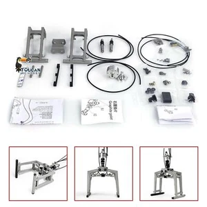 LESU 1/14 Metal Hydraulic Brick Clamp Parts for LESU RC Crane Dumper Car Truck - Picture 1 of 9