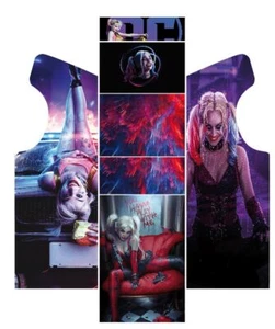 Stickers Borne Arcade (Mame ou Euro ou Personnalisé) - Harley Quinn - Afbeelding 1 van 7