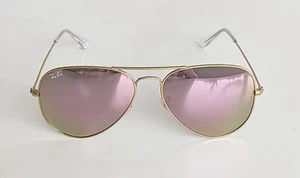 Ray-Ban Aviator Sunglasses RB3025 112/Z2 Pink Mirror Gold Frame - SUMMER 2025 - Picture 1 of 11