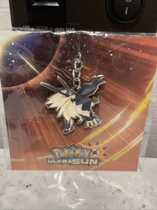 *NEW/SEALED* 2017 GAMEFREAK Pokemon Ultra Sun 3DS Dusk Mane Necrozma keychain - Picture 1 of 5