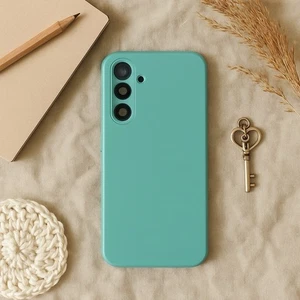 Samsung Galaxy S23 FE Hülle Hellgrün + Displayschutz Stoßfest Slim Cover - Bild 1 von 4