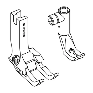 KP269HW -  HINGED UP TAIL FEET FOR DURKOPP-ADLER 267, 269, JUKI LS-1342 - Picture 1 of 6