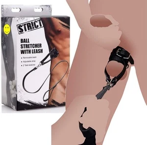 collar leash for penis with testicle squeezer ball stretcher bondage fetish - Picture 1 of 3