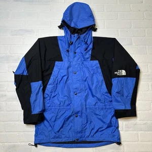 MENS VINTAGE 90S THE NORTH FACE GORETEX JACKET BLUE & BLACK M * - Picture 1 of 24