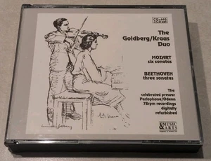 BEETHOVEN The Goldberg Kraus Duo Mozart and Beethoven Sonatas (CD, 3-Disc Set) - Picture 1 of 19