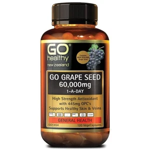 Semilla de uva Go Healthy GO 60,000 mg 120 VegeCaps - Imagen 1 de 1