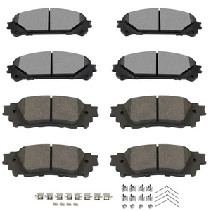 4PCS Front and 4PCS Rear Ceramic Brake Pads for 2020 - 2021 Toyota Avalon TRD - Bild 1 von 9