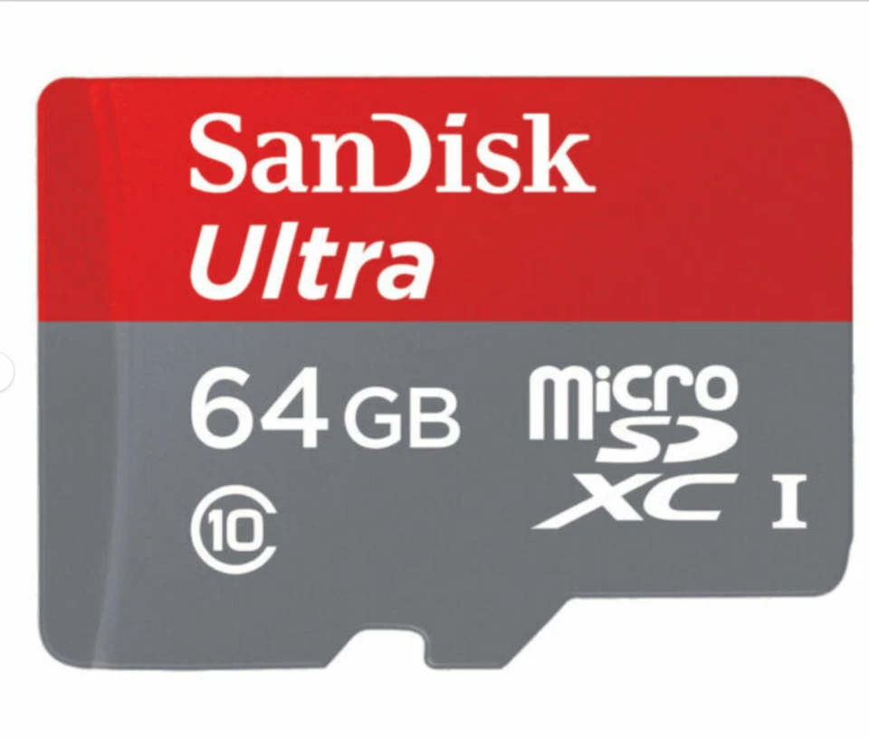 SanDisk Ultra 64GB Class 10 MicroSDXC Memory Card - Image 1 of 1