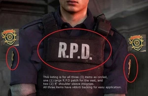 RESIDENT EVIL ZOMBIE OUTBREAK RACCOON CITY POLICE DEPT vêlkrö 3-PC:⭐RPD OFFICER⭐ - Picture 1 of 19