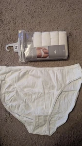 5 X EX-STORES HIGH LEG BRIEFS BNWOT SIZE UK 16 COTTON / LYCRA NEW - Picture 1 of 3
