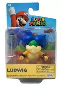 Figura Posable Nintendo Super Mario 4 Pulgadas Ludwig Von Koopa con Accesorio Varita - Imagen 1 de 4