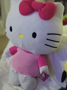 Hello Kitty 25" pulgadas / 64 cm peluche gigante animal de peluche 2011 nuevo con etiquetas - Imagen 1 de 5
