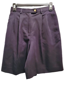 Größe 4 Talbots marineblau Golf Kleid Shorts plissiert 2 vorne & 1 hinten geknöpfte Taschen - Bild 1 von 3