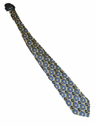Missouri Tigers Eagles Wings Black Gold Multiple Logo Silk Neck Tie Cover
