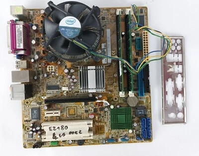 Scheda madre Asus P5GC-TVM Dual Core E2180 socket T 775 4gb DDR2 ram cooler fan - Immagine 1 di 2