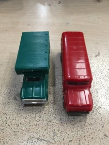 KIT MODELO MINI LINDBERG LINE DE COLECCIÓN CÁMPER VERDE/AUTOBÚS ROJO - ¡HAZ OFERTAS! - Imagen 1 de 5