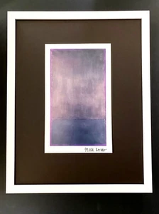 MARK ROTHKO + SIGNED PRINT + ABSTRACT ART + EXPRESSIONIST + MINIMALIST + FRAMED - Picture 1 of 3
