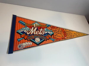 Mets 1969 Miracle Pennant with ticket 1994 - Picture 1 of 5