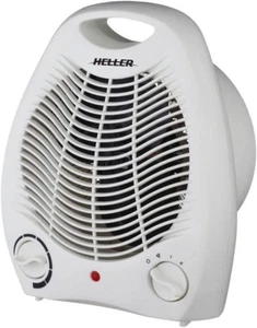 2000W Upright Electric Fan Heater Room/Floor Adjustable Thermostat White - Picture 1 of 1
