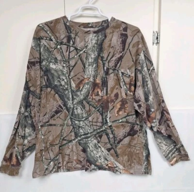 Outfitters Ridge 3XL Long Sleeve T-Shirt Fusion 3-0 Hardwoods Camo Camouflage  - Image 1 of 4