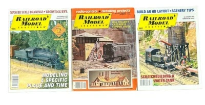 Lote de 3 revistas de modelos de ferrocarril Craftsman modelado 1980 2007 2008 Foto 1 de 4