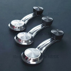GM #9717838 Window Crank Handle w Black Knob 1964-81 Chevy-Olds-Buick - Set of 3 - Picture 1 of 9