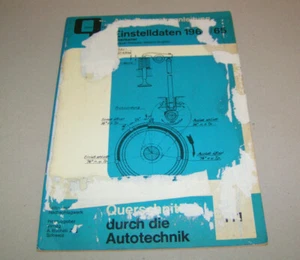 Manual - Datos De Ajuste Buick, Chevy II, Dodge, Ford, Pontiac - 1964/1965 - Imagen 1 de 3