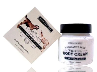 Crema corporal batida con leche de cabra Beekman 1802 8 oz. "Pure Fragrance Free" Nuevo Precintado Foto 1 de 4