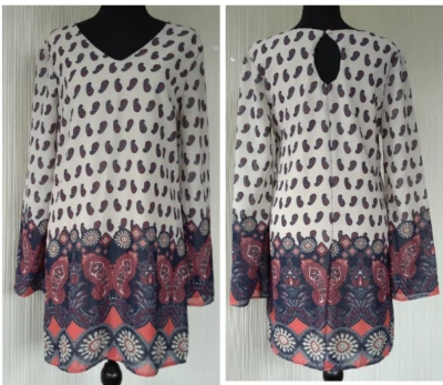 Vestido pequeño Charlotte Russe para mujer estampado de cachemira múltiple - Nuevo con etiquetas Foto 1 de 4