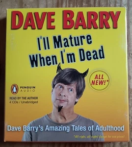 I'll Mature When I'm Dead by Dave Barry (2010) Unabridged Audio CD Very Good - Imagen 1 de 2