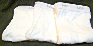 Juego de tres calzoncillos blancos para hombre "Lee" talla 42 100 % algodón - Imagen 1 de 3