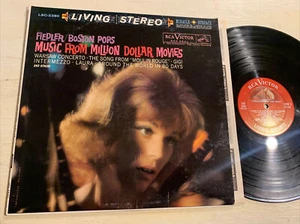 Boston Pops Fiedler Music From Million Dollar Movies RCA Living Stereo 3s/3s VG+ - Picture 1 of 5