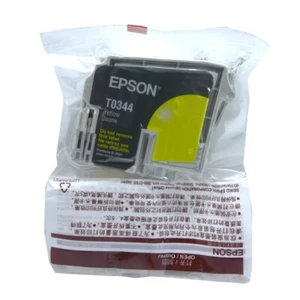 Originale Epson Inchiostro Cartuccia T0344 Giallo per Stylus Photo 2100 2200 - Bild 1 von 1