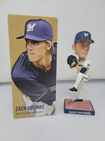 2011 Milwaukee Brewers Arizona Diamondbacks ZACK GREINKE Bobblehead In Box Cover