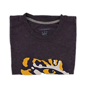 Champion LSU Short Sleeve Purple Heathered Tee, Small - Picture 1 of 2
