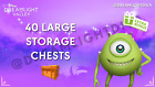  40 Large Storage Chests + Bonus Gift - Disney Dreamlight Valley 