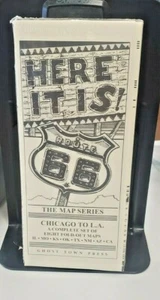 ROUTE 66 ROAD MAPS 8 STATE MAP SERIES PACK INDIVIDUAL PAPER HERE IT IS - Picture 1 of 4