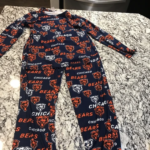 Chicago Bears NFL Apparel Licensed One Piece Pajamas Women's Medium Cover