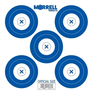 Morrell 5 Spot Paper Face Target 100 pack - Picture 1 of 2
