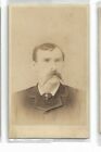 Vintage Cdv Unidentified Man Interesting Mustache - Unknown Photographer  (2625)
