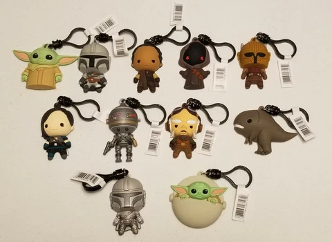 Star Wars The Mandalorian Figural 3D Character Bag Clip You Pick Cover
