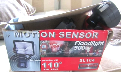 Challenger Motion Sensor Floodlight 500W - Image 1 of 4