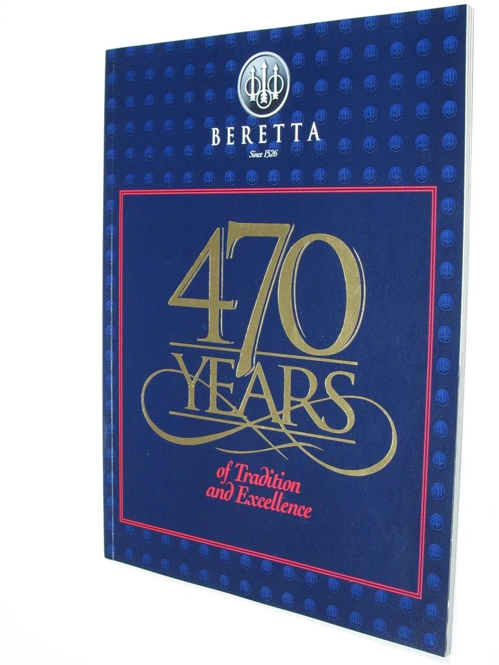 Beretta 470 Anos Armas Catálogo Internacional 1997 Excelente - Imagem 1 de 1